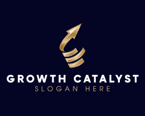 Arrow Graph Investment logo design