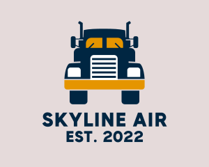 Logistics Delivery Truck logo