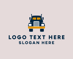 Logistics Delivery Truck logo
