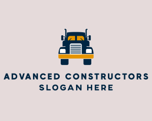 Logistics Delivery Truck logo design