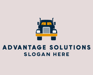 Logistics Delivery Truck logo design