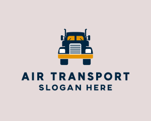 Logistics Delivery Truck logo design