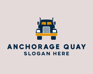 Logistics Delivery Truck logo design