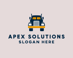 Logistics Delivery Truck logo design