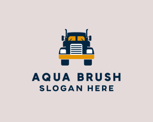 Logistics Delivery Truck logo design