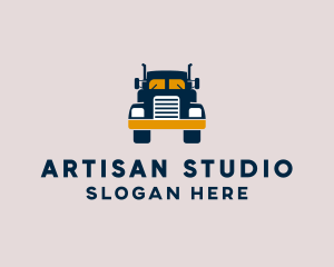 Logistics Delivery Truck logo design