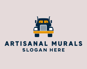 Logistics Delivery Truck logo design