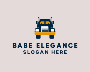 Logistics Delivery Truck logo design