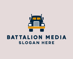 Logistics Delivery Truck logo design