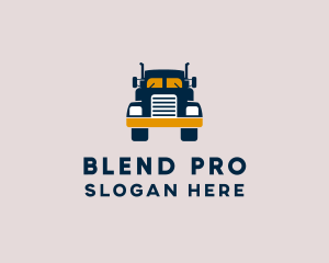 Logistics Delivery Truck logo design