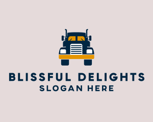 Logistics Delivery Truck logo design