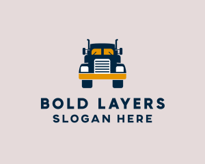 Logistics Delivery Truck logo design