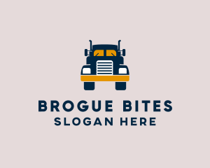 Logistics Delivery Truck logo design