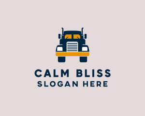 Logistics Delivery Truck logo design