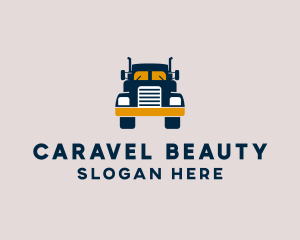 Logistics Delivery Truck logo design