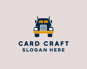 Logistics Delivery Truck logo design