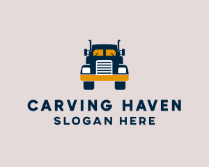 Logistics Delivery Truck logo design