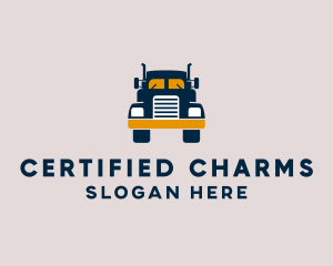 Logistics Delivery Truck logo design