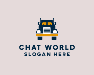 Logistics Delivery Truck logo design