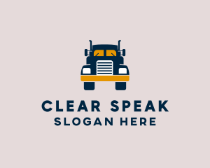 Logistics Delivery Truck logo design