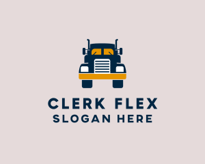 Logistics Delivery Truck logo design