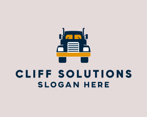 Logistics Delivery Truck logo design