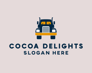 Logistics Delivery Truck logo design