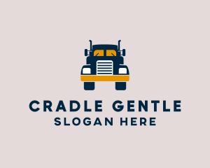 Logistics Delivery Truck logo design