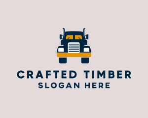 Logistics Delivery Truck logo design