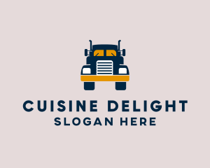 Logistics Delivery Truck logo design