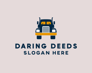 Logistics Delivery Truck logo design