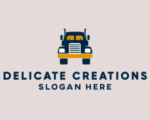 Logistics Delivery Truck logo design