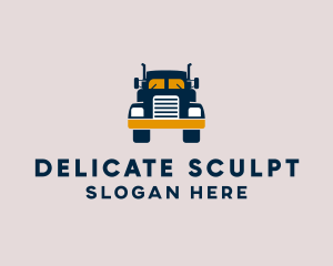 Logistics Delivery Truck logo design