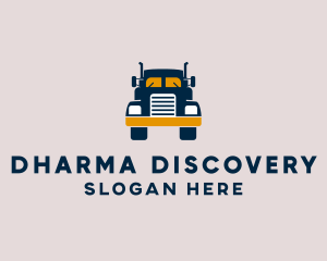 Logistics Delivery Truck logo design