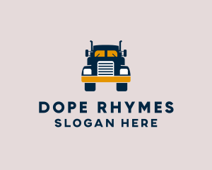 Logistics Delivery Truck logo design