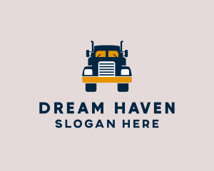 Logistics Delivery Truck logo design