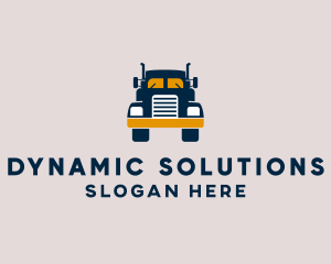 Logistics Delivery Truck logo design