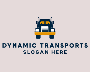 Logistics Delivery Truck logo design