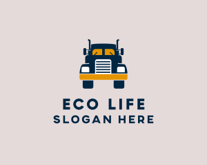 Logistics Delivery Truck logo design