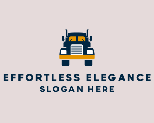 Logistics Delivery Truck logo design