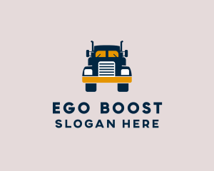 Logistics Delivery Truck logo design