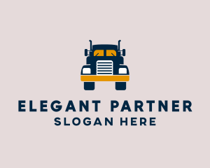 Logistics Delivery Truck logo design