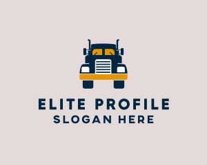 Logistics Delivery Truck logo design