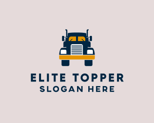 Logistics Delivery Truck logo design