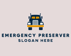 Logistics Delivery Truck logo design