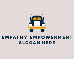 Logistics Delivery Truck logo design