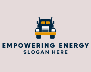 Logistics Delivery Truck logo design