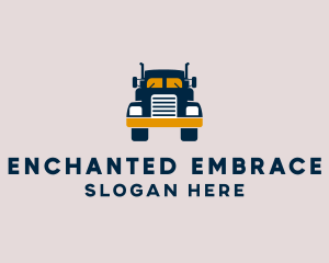 Logistics Delivery Truck logo design