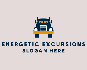 Logistics Delivery Truck logo design