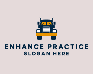 Logistics Delivery Truck logo design